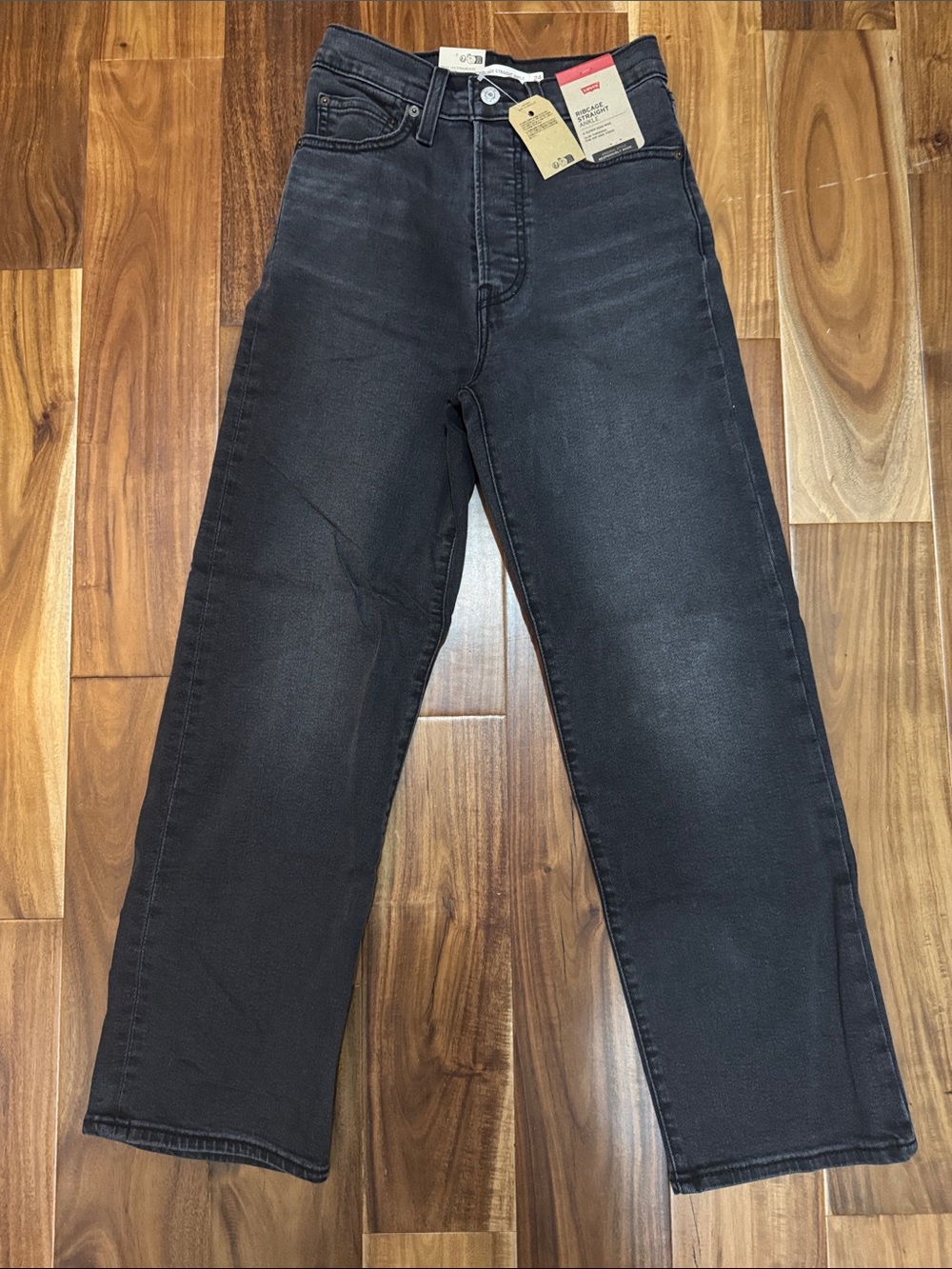 Levi's Women's High-Rise Straight Jeans - Black Wash
